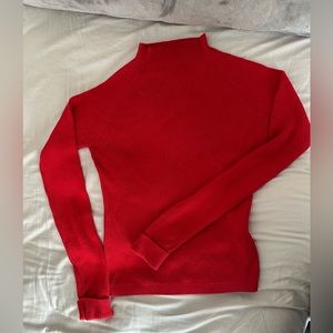 Red Long Sleeve Sweater by Guess- Vtg Tags- XL